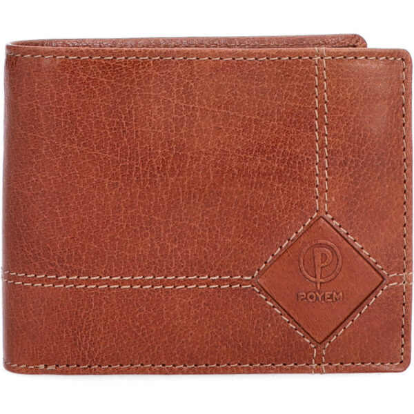 Pánska kožená peňaženka Poyem koňaková 5230 Poyem KO 64020130