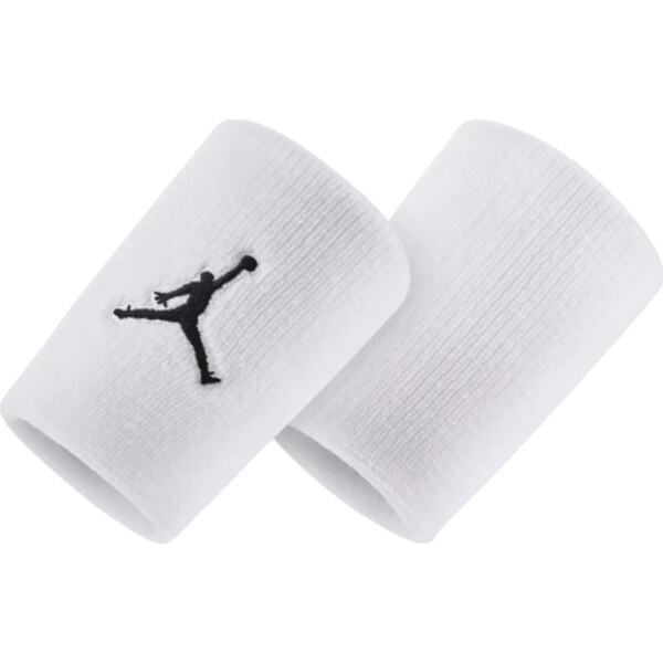 Biele potítka na zápästie Jordan Jumpman Wristbands JKN01-101 56403129