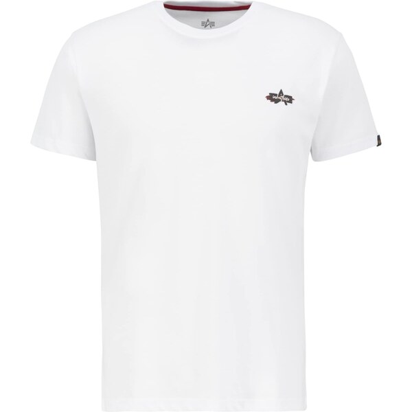 ALPHA INDUSTRIES Tričko krvavo červená / čierna / biela 56407898