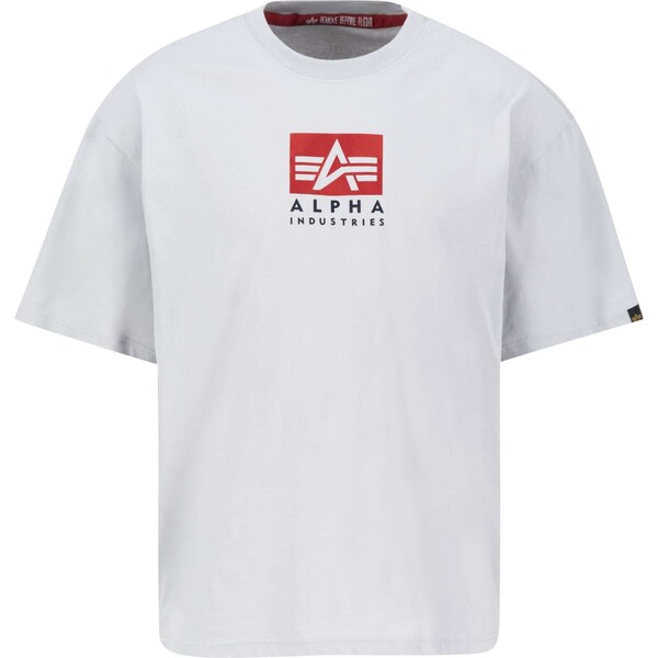 ALPHA INDUSTRIES Tričko sivá / červená / čierna 56407923