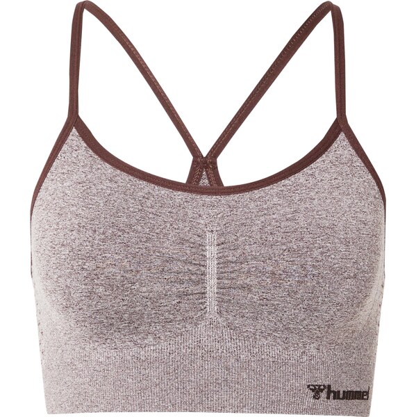 Hummel Športová podprsenka hnedá / hnedá melírovaná 66297902
