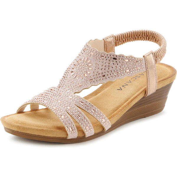 LASCANA Sandále svetlobéžová 56425262