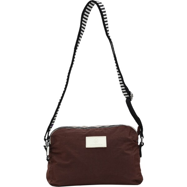 Mindesa Taška cez rameno čokoládová / šedobiela 65872508