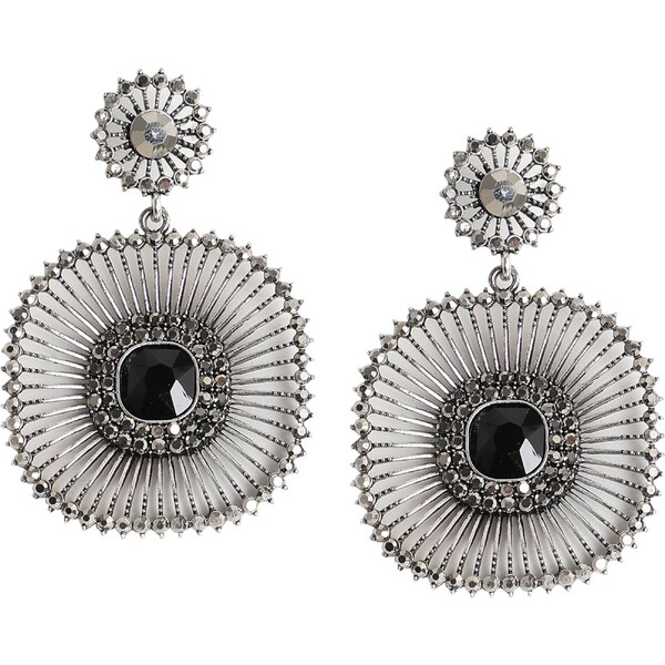 SOHI Náušnice Kalie čierna 56425202