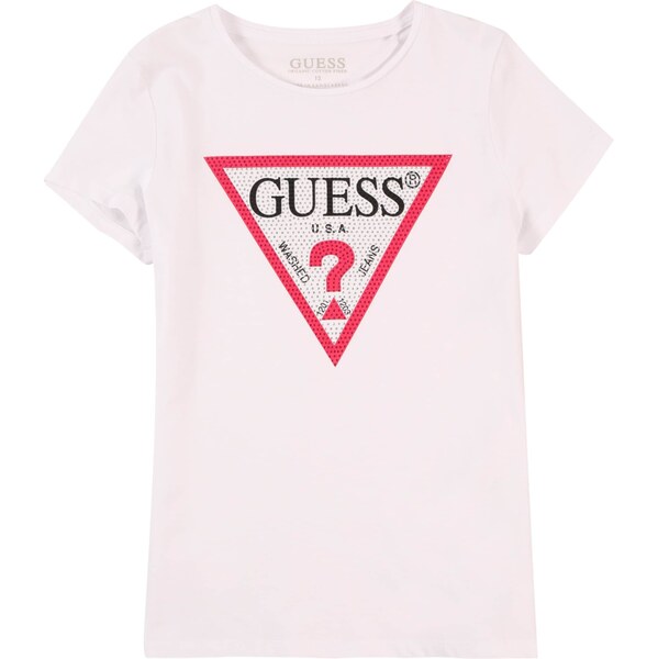 GUESS Tričko červená / čierna / biela 56446025