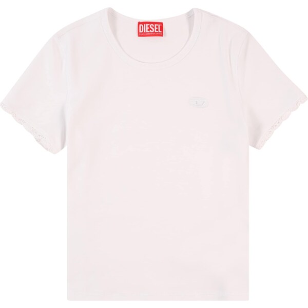 DIESEL Tričko TUNCUTIELACE biela 65282979