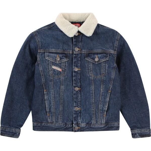 DIESEL Prechodná bunda JRESKY modrá denim / šedobiela 65282980