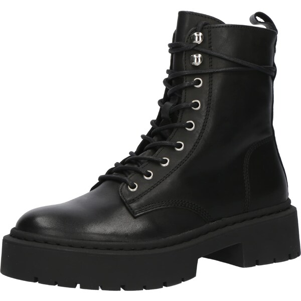 STEVE MADDEN Šnurovacie členkové čižmy Gusto čierna 57223352