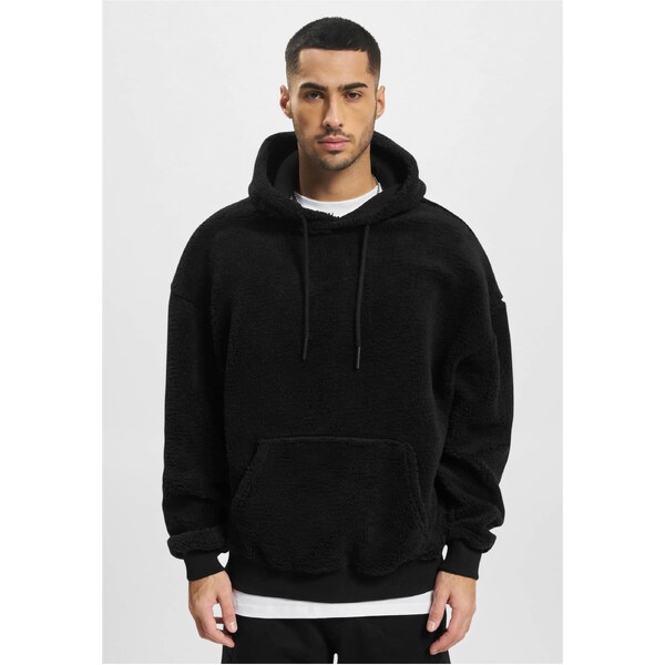 DEF Mens Teddy Hoody black sweatshirt 56429547