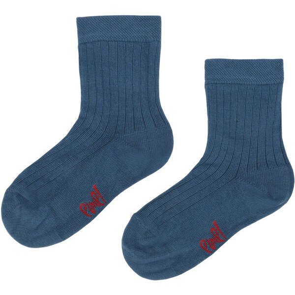 Detské bavlněné ponožky Emel Rebro Modrá 100-24 46771270