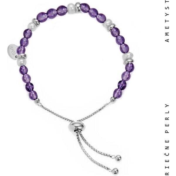 Taboo náramok Atlantis, prírodné perly, ametyst tba130 56432000