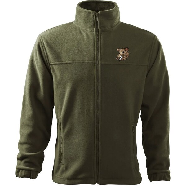 Bontis Fleecová mikina s výšivkou Diviak 56445108