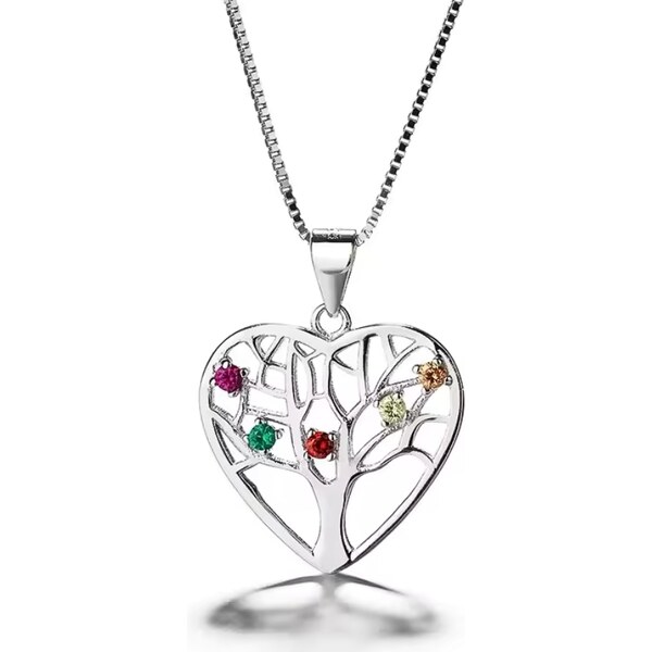 MAJYA Strieborný prívesok s retiazkou ELENA 11058 64582047