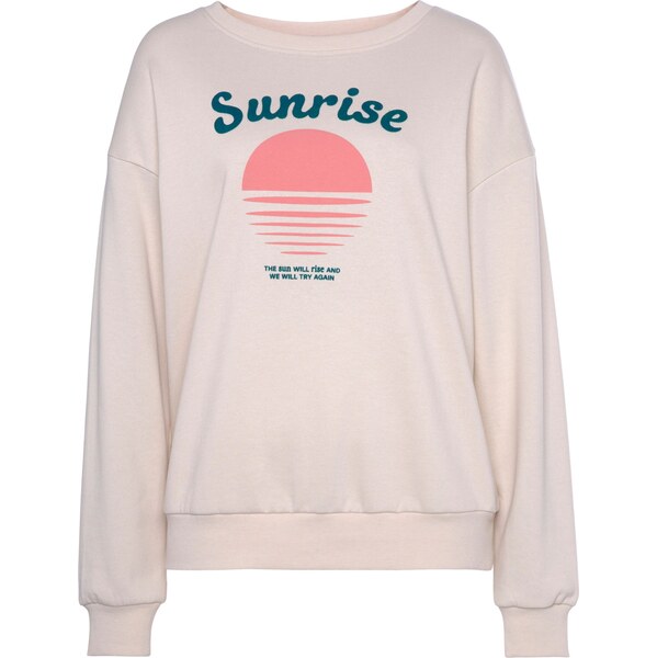 VIVANCE Mikina nebielená / oranžová / čierna 54337697