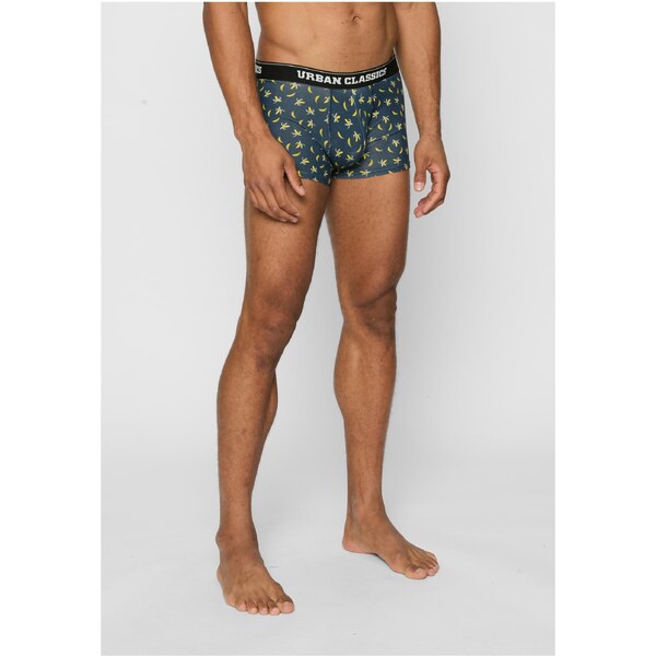 Urban Classics No 5 packs of boxers.aop+brand.aop+cha+blk+wht 56520298