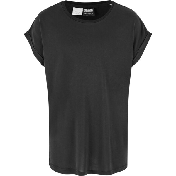 Urban Classics Modal Extended Shoulder T-shirt for girls black 56521492