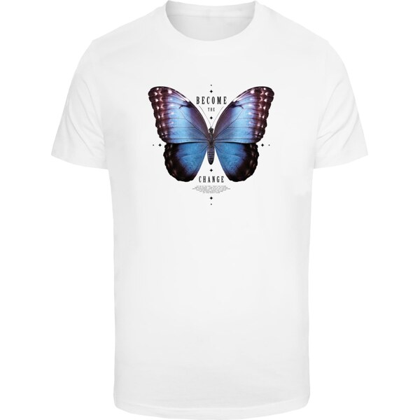 Mister Tee Tričko Become the Change zmiešané farby / biela 56522836