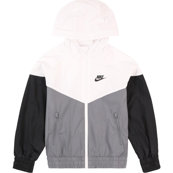 Nike Sportswear Prechodná bunda sivá / čierna / biela 57991632