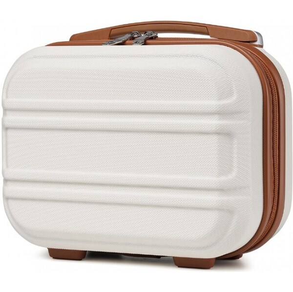 KONO Mini kufor - Ariel, príručný kozmetický, béžovohnedý 60274662