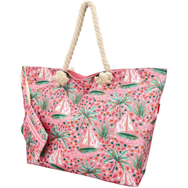 Benzi Veľká plážová taška cez rameno ružová BZ5803-2 56552257