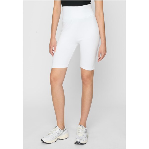 Urban Classics Womens High Waist Cycling Shorts 2-Pack Black/White 56520299