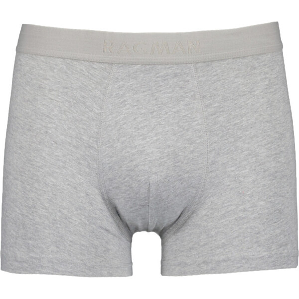 Pánske sivé bavlnené boxerky RAGMAN (2 ks) 56595422