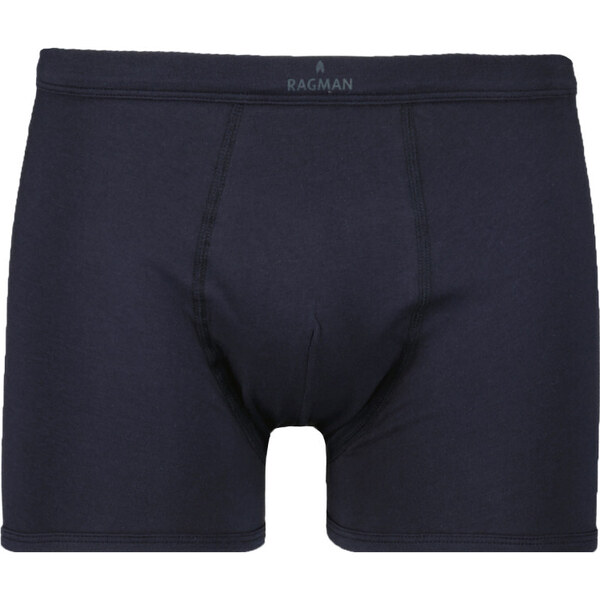 Pánske modré bavlnené boxerky RAGMAN (2 ks) 56595423