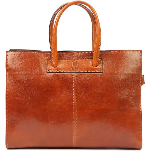 FLORENCE Dámska kožená kabelka AMANDA camel 56610609