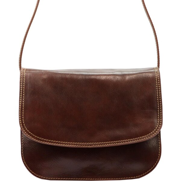 Florence Kožená kabelka Florence Zoja hnedá 56610602