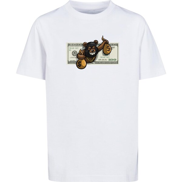 Mister Tee Childrens T-shirt Money Bear white 56612861