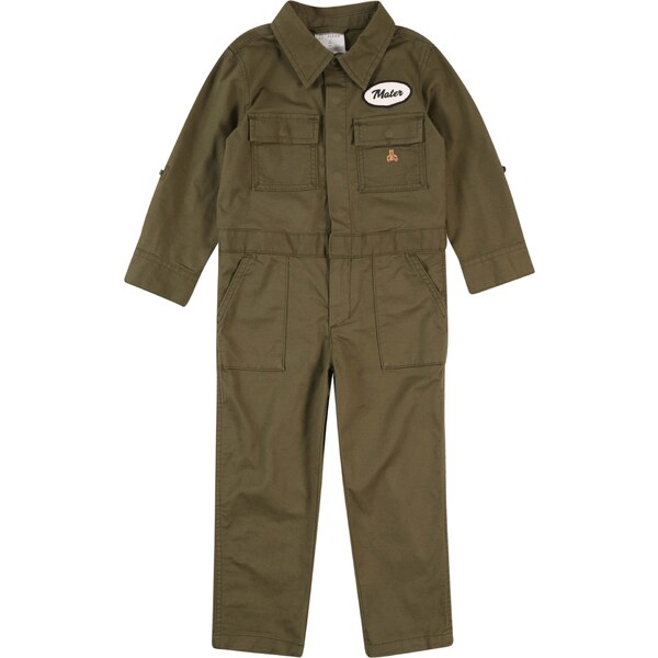 GAP Overal olivová / červená / čierna / šedobiela 62224487