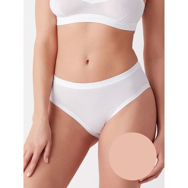 Sada 2 basic nohavičiek Cotonella Midi 3363 Midi A2 S-2XL 56622009