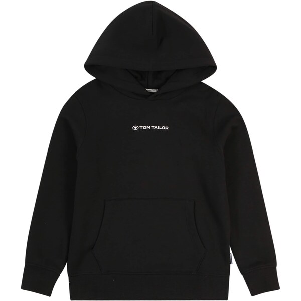 TOM TAILOR Mikina čierna / biela 66976518