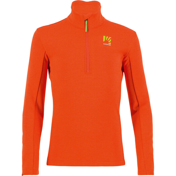 Karpos PIZZOCCO KID HALF-ZIP flíska Spicy Orange 58443502