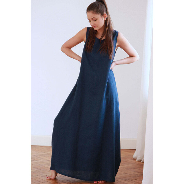 Lotika Linen Ľanové balónové šaty Lotika 63333895