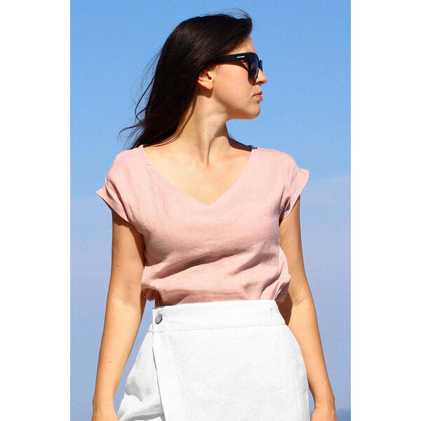 Lotika Linen Ľanové tričko obojstranné 2v1 63334030