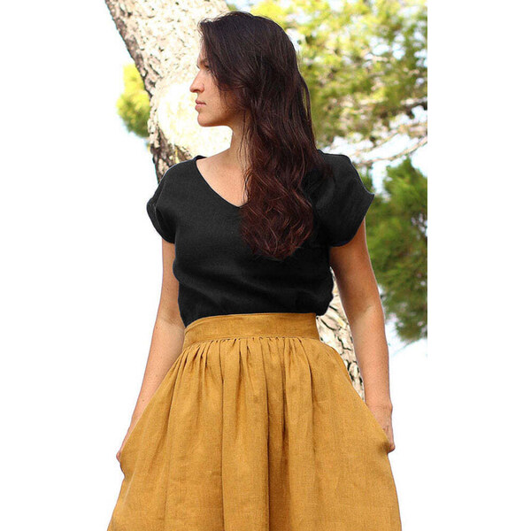 Lotika Linen Ľanové tričko obojstranné 2v1 63334032