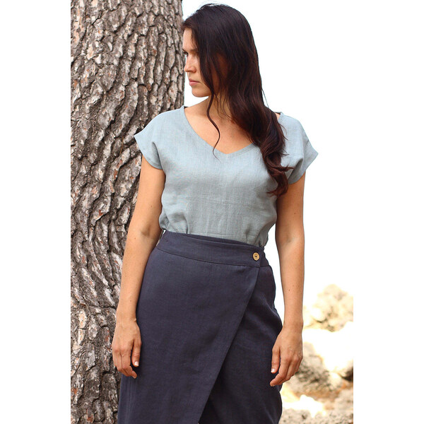 Lotika Linen Ľanové tričko obojstranné 2v1 63334035