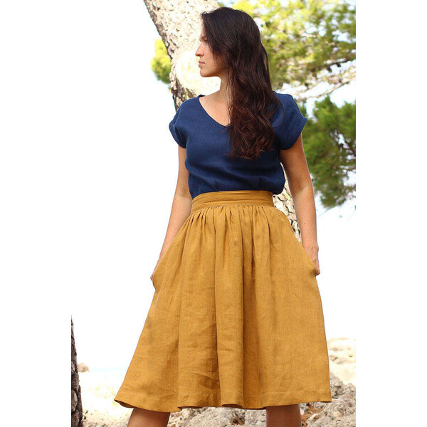 Lotika Linen Ľanové tričko obojstranné 2v1 63334036