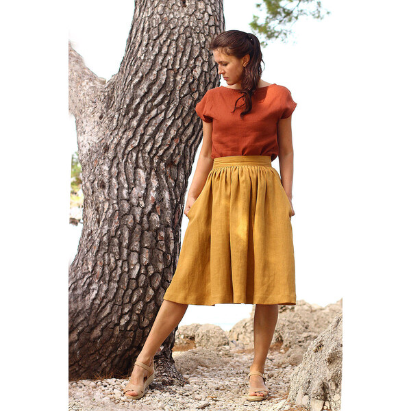 Lotika Linen Ľanové tričko obojstranné 2v1 63334037