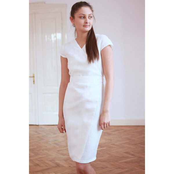 Lotika Hemp Konopné zavinovacie šaty 63334014