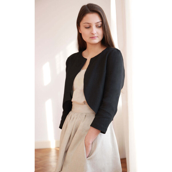 Lotika Linen Ľanové bolerko cez šaty 63334072