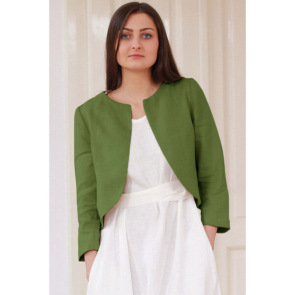 Lotika Linen Ľanové bolerko cez šaty 63334075