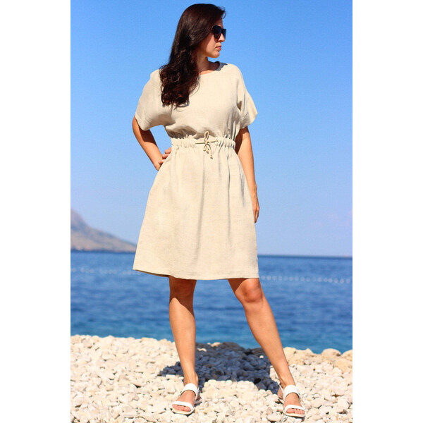 Lotika Linen Letné ľanové šaty retro 80th 63334121