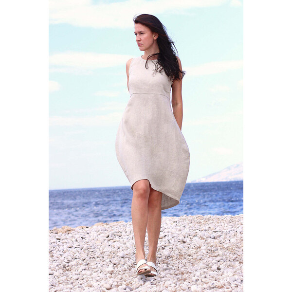 Lotika Linen Balónové ľanové šaty 63334133