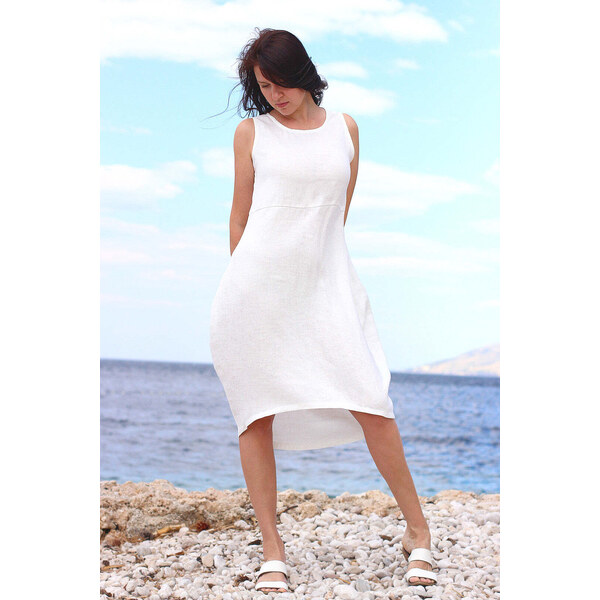 Lotika Linen Balónové ľanové šaty 63334134