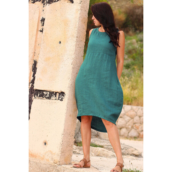 Lotika Linen Balónové ľanové šaty 63334138