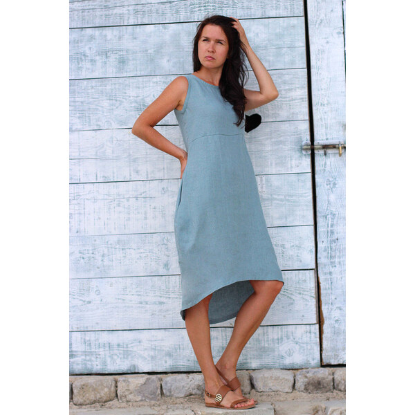 Lotika Linen Balónové ľanové šaty 63334140