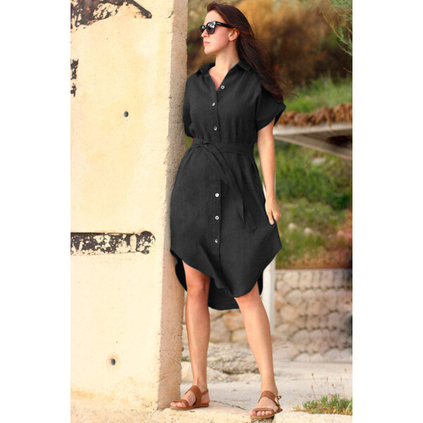 Lotika Linen Košeľové ľanové šaty 63334158