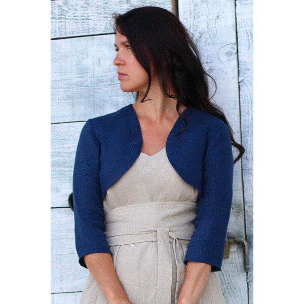 Lotika Linen Krátke ľanové bolerko 63334183